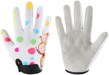 Kids Half Long Finger Climbing Gloves for Age 1-10 Boys Girls Gymnastics Monkey Bars, Good Grip Control Gloves for Scooter Balance Boards Biking Fishing Outdoor Sports - Image 2