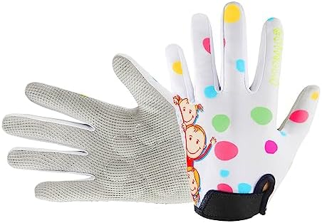 Kids Half Long Finger Climbing Gloves for Age 1-10 Boys Girls Gymnastics Monkey Bars, Good Grip Control Gloves for Scooter Balance Boards Biking Fishing Outdoor Sports - Image 7