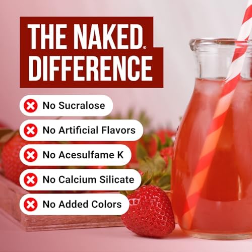 NAKED Creatine - Strawberry Flavored Creatine Monohydrate - Real Strawberry Powder, No Additives, Muscle Growth, Vegan, Non-GMO, Gluten Free, Soy Free - 45 Servings - Image 4