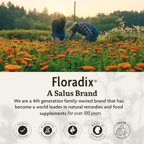 Floradix Iron & Herbs - Liquid Herbal Supplement for Energy Support - Iron Supplement with Vitamin C & Vitamin B Complex - for Men & Women - 8.5 fl oz - Image 9