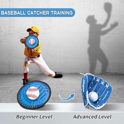 Toss and Catch Soft Sticky Ball Game Set for Kids 3-5, Toddler Baseball Glove Paddle Pads Catch Tennis Ball Sports Toys Indoor, Sticky Catcher Mitt with Softball Play Catching Beginner Set - Image 6