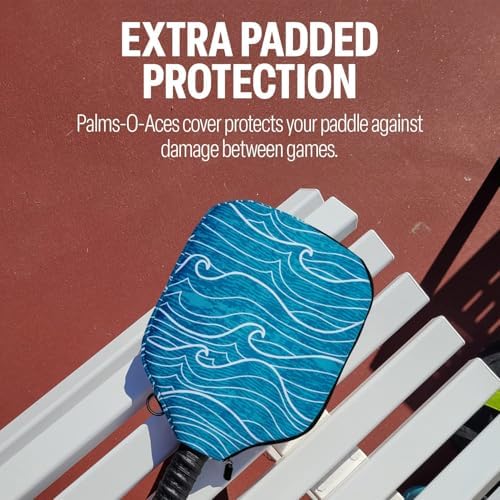 Palms-O-Aces Pickleball Paddle Cover | Canvas Padded Pickleball Paddles Sleeve with Zipper | Lightweight Protective Paddle Case for Standard Paddles | Paddle Cover Accessory - Image 7