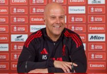 Arne Slot laughs off journalist’s question over Liverpool future