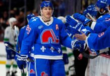 Avs’ Nathan MacKinnon first to reach 50 goals this season