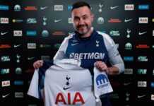 Roberto De Zerbi says he wants to be at ‘big club’ Tottenham for ‘long time’