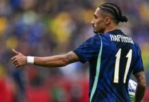 Barcelona president Joan Laporta rages at FIFA over Raphinha injury