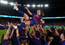 Barcelona’s Alexia Putellas hails fans on ‘magical’ Camp Nou night