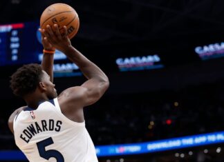 Edwards ineligible for NBA awards after Wolves rule him out vs. Pistons