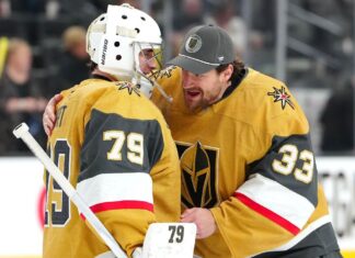 Carter Hart activated from IR, has 19 saves in Knights’ win