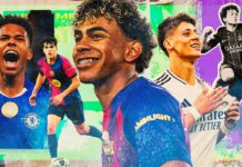 Yamal, Güler, Neves lead best U21 men’s soccer players