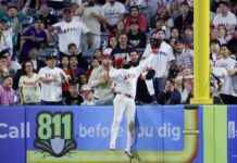 Jo Adell robs Mariners of three homers in Angels’ 1-0 win