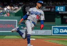Dodgers’ Mookie Betts placed on IL with strained oblique