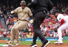 Machado’s well-timed kick helps Padres rally to beat Boston