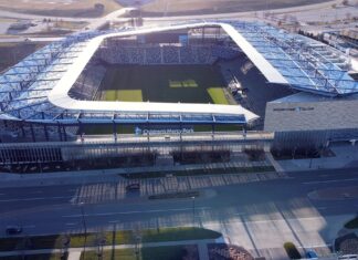 Owen Wolff trade leaves Austin FC up to $7.6 million Aerial view of Children's Mercy Park in Kansas City