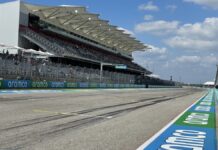 George Russell wins in Baku and cuts Antonelli’s lead to 66 points A grandstand at Circuit of the Americas in Austin