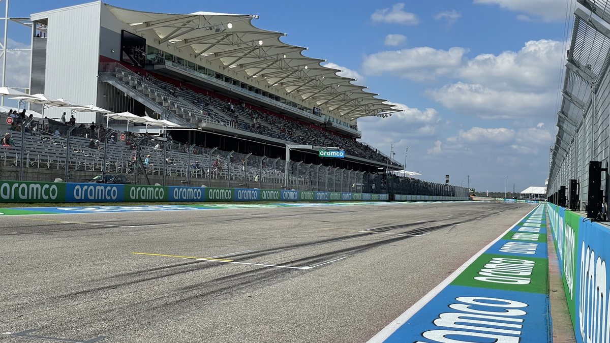 George Russell wins in Baku and cuts Antonelli’s lead to 66 points A grandstand at Circuit of the Americas in Austin
