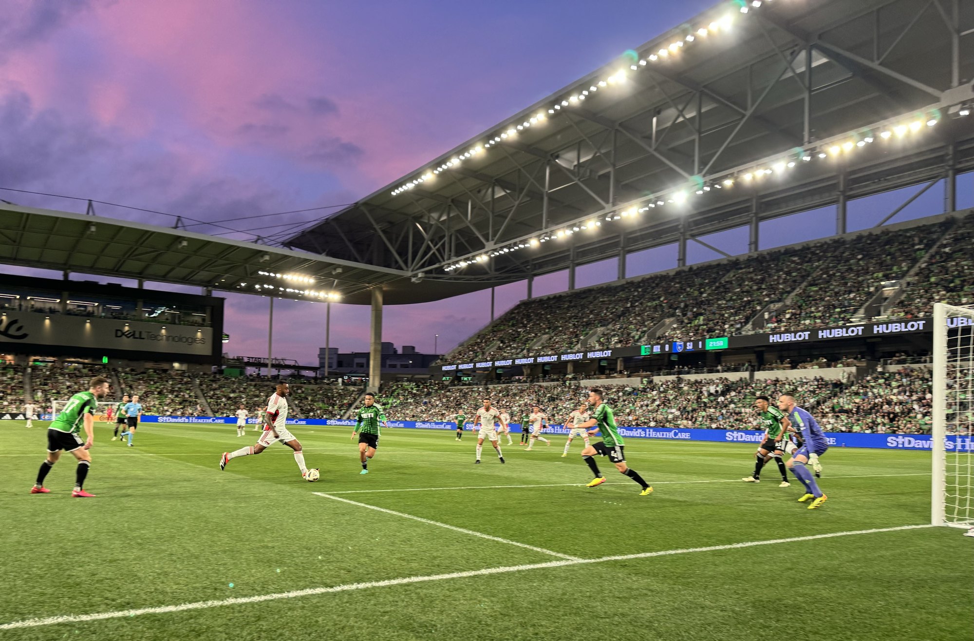 Austin FC erases a three-goal deficit to tie San Diego 3-3 Austin FC and San Diego FC play at Q2 Stadium