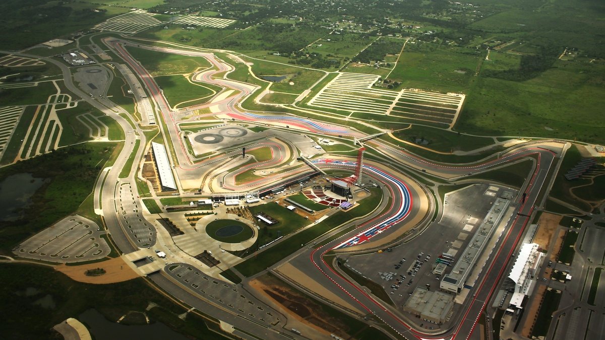 COTA 2026 concerts: Maroon 5, Post Malone, and Alesso Aerial view of Circuit of the Americas in Austin